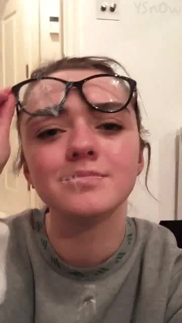 cumshot on her face nude