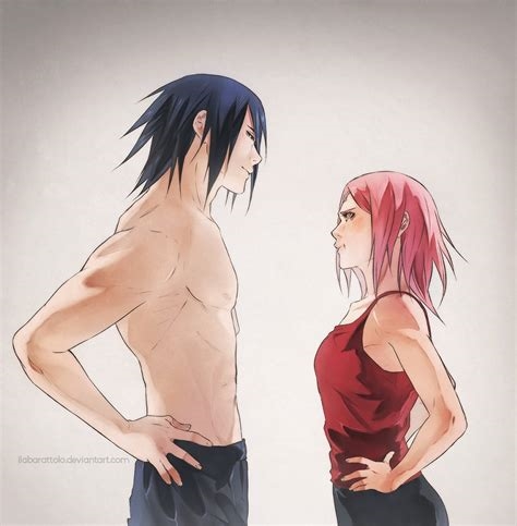 cute sasuke and sakura fanart nude