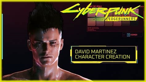 cyberpunk 2077 david martinez character creation nude
