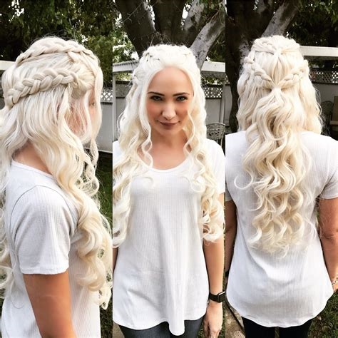daenerys targaryen wig nude