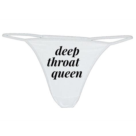 deepthroat in thong nude