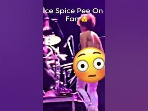did ice spice pee on a fan nude