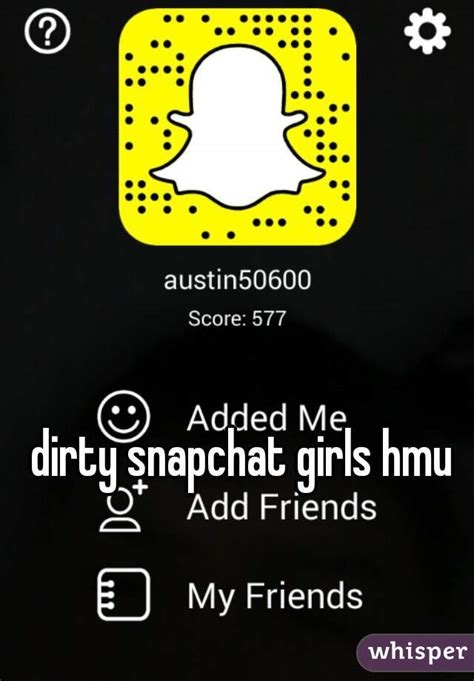 dirty snap chat nude