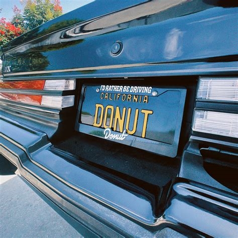 donut media license plate frame nude