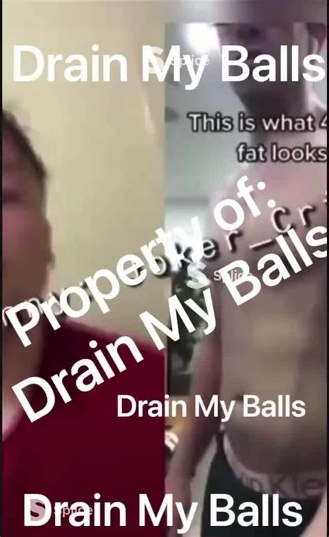 draining balls nude
