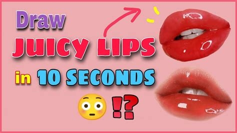 drawing juicy lips nude
