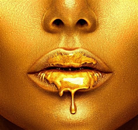 dripping with gold nude