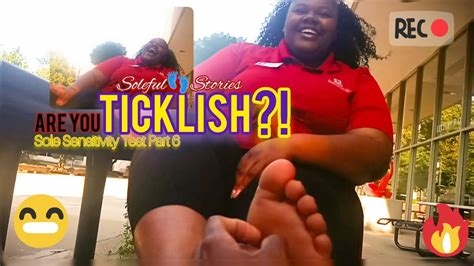 ebony ticklish feet nude
