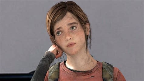 ellie from tlou - winter warm-up nude