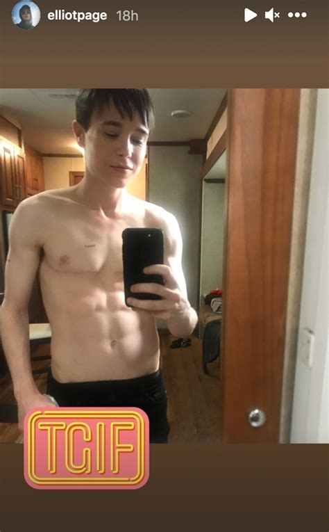 elliot page fake abs nude
