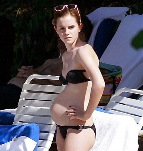 emma watson pregnant nude