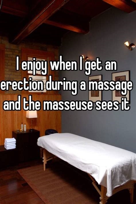 errction during massage nude
