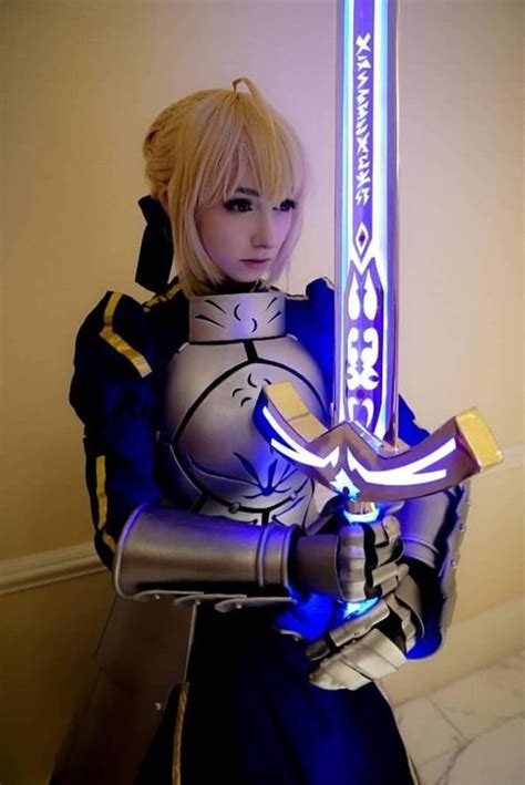 fate saber cosplay porn nude