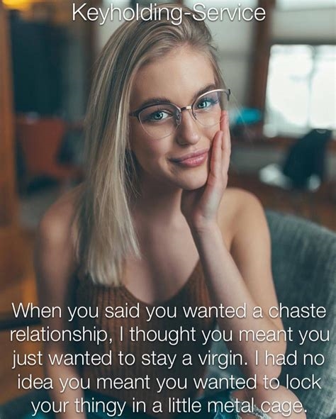 female chastity caption nude