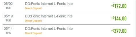 fenix internet on bank statement nude