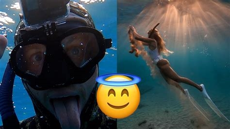 fingering underwater nude