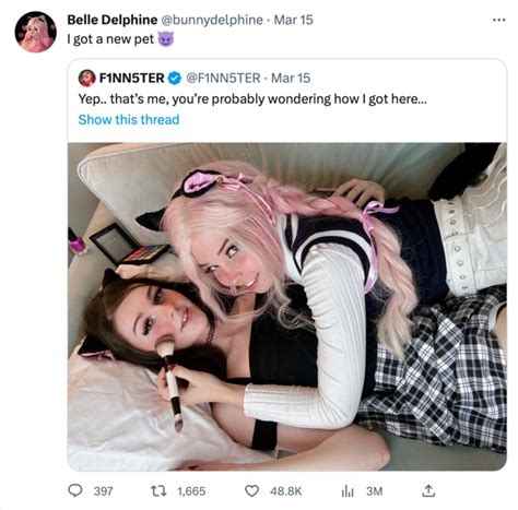 finster and belle delphine nude