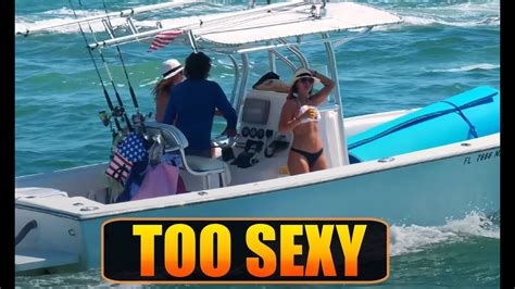 flashing tits on boat nude