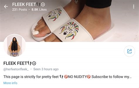 fleek feet nude