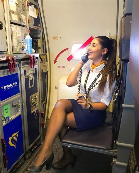 flight attendant masturbating nude