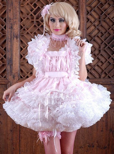 frilly sissy dress nude