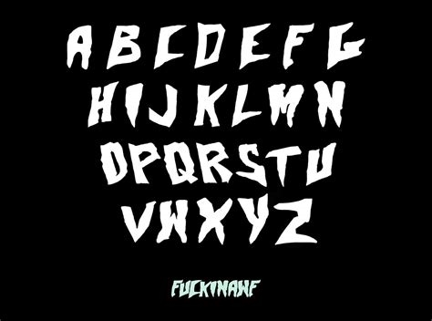 fucking awesome font nude