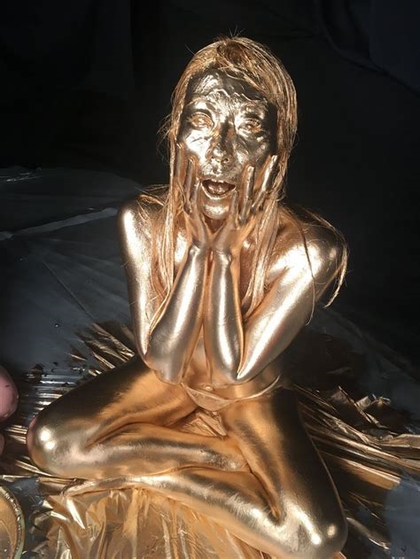 golden paint porn nude