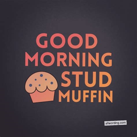 good morning stud muffin nude