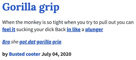 gorilla grip meaning nude