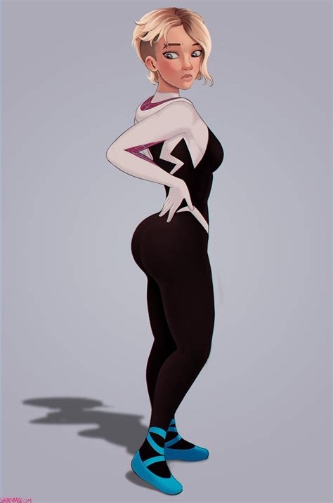 gwen from spider verse naked nude