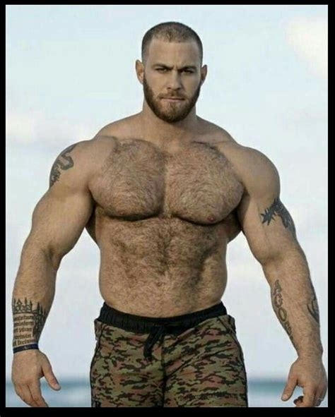 hairy muscle bear nude