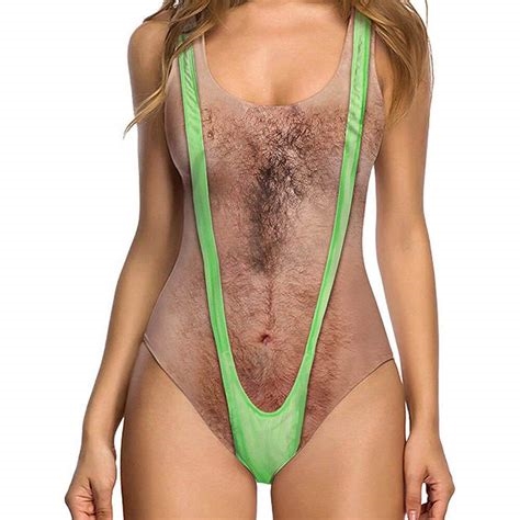 hairy one piece suit nude