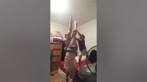 handstand tits nude