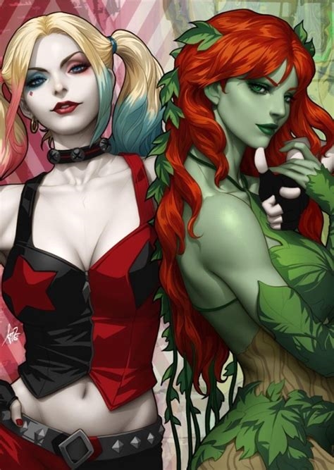 harley quinn and poison ivy poster nude