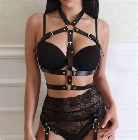 harness lingere nude