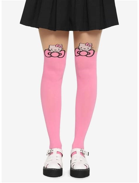hello kitty thigh highs nude