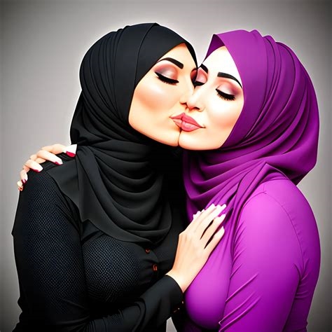 hijab kissing nude