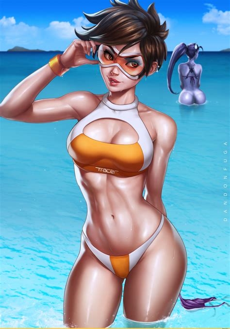 hot overwatch tracer nude