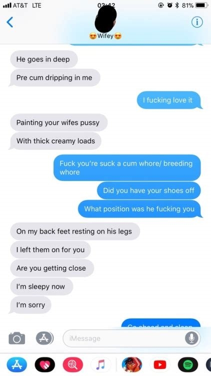 hotwife text to husband nude