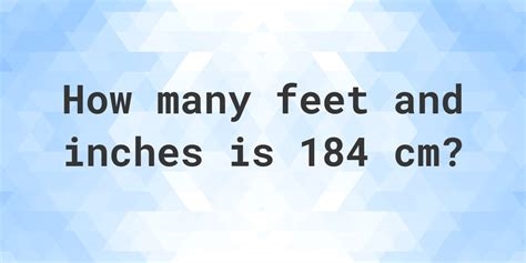 how many feet is 184cm nude