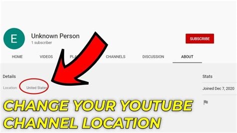 how to change the country on youtube nude