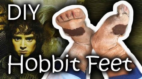 how to make hobbit feet nude
