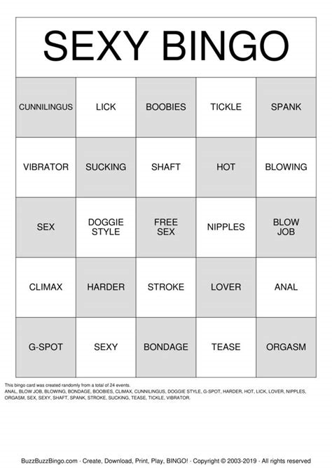 how to play dirty bingo nude