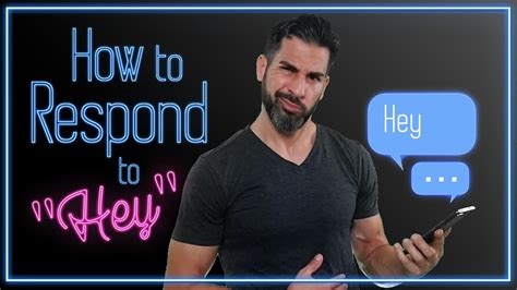 how to respond to heyy nude