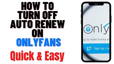 how to turn off auto renew on onlyfans nude