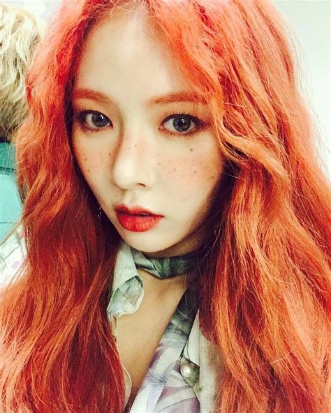 hyuna red hair nude