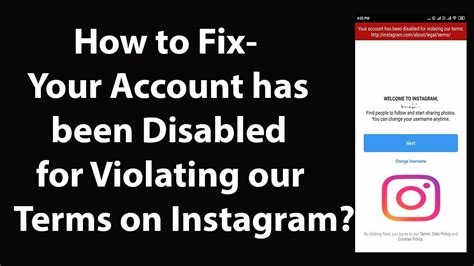 instagram account disabled for violating terms 2022 nude