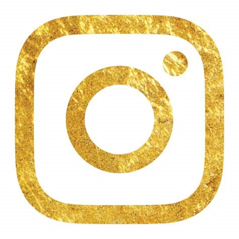 instagram logo gold nude