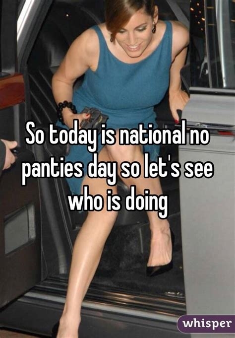 international no panty day nude
