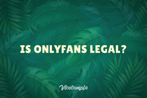 is onlyfans legal in canada nude